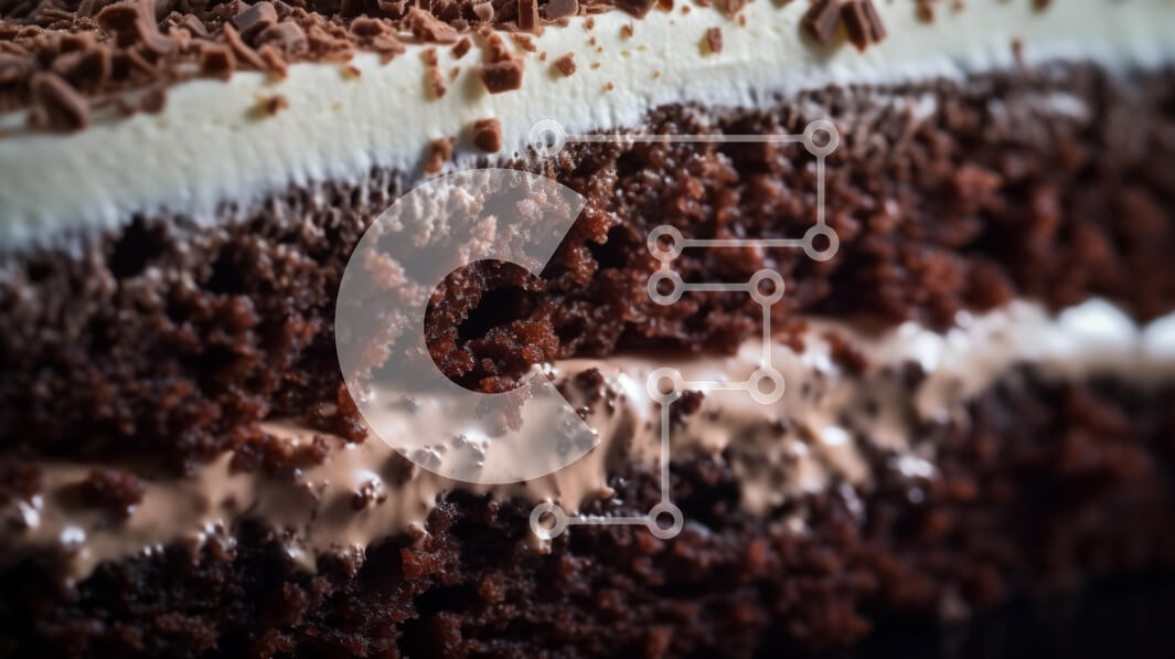 Σετ των 2 Intra Συλλεκτικό Ξύλινο Παζλ Plywood  4mm - Παρακμιακό κέικ σοκολάτας με στρώσεις και πάγωμα Σε Ξύλινο Κουτί - Διαστάσεις: 10x10 cm – 25 κομμάτια