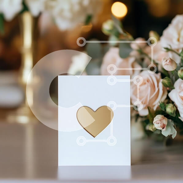 Intra Συλλεκτικό Ξύλινο Παζλ Plywood  4mm - Κομψή ευχετήρια κάρτα με αποκοπή καρδιάς Σε Ξύλινο Κουτί - Διαστάσεις: 10x10 cm – 25 κομμάτια