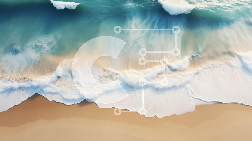 Intra Συλλεκτικό Ξύλινο Παζλ Plywood  4mm - Κύματα του Ωκεανού που κυλούν στην αμμώδη παραλία Σε Ξύλινο Κουτί - Διαστάσεις Puzzle: 10x10 cm – 25 κομμάτια