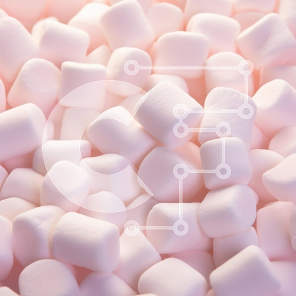 Σετ των 2 Intra Συλλεκτικό Ξύλινο Παζλ Plywood  4mm - Κοντινό πλάνο του Pile of Marshmallows Σε Ξύλινο Κουτί - Διαστάσεις: 10x10 cm – 25 κομμάτια