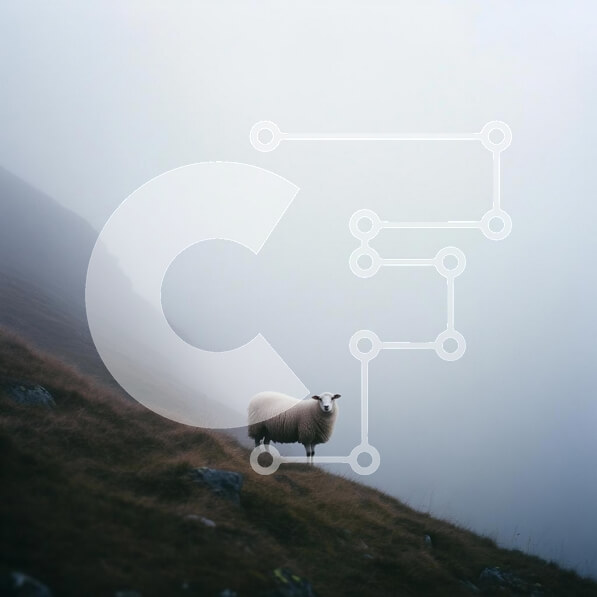 Intra Συλλεκτικό Ξύλινο Παζλ Plywood  4mm - Πρόβατα σε μια ομιχλώδη πλαγιά Σε Ξύλινο Κουτί - Διαστάσεις: 10x10 cm – 25 κομμάτια