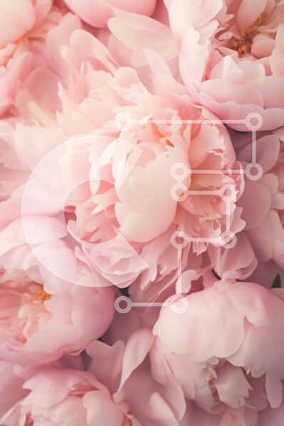 Intra Συλλεκτικό Ξύλινο Παζλ Plywood  4mm - Σύνθεση Πλούσιες Ροζ Παιώνιες Σε Ξύλινο Κουτί - Διαστάσεις Puzzle: 10x10 cm – 25 κομμάτια