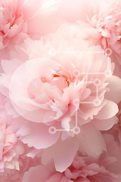 Intra Συλλεκτικό Ξύλινο Παζλ Plywood  4mm - Ανθισμένες ροζ παιώνιες Σε Ξύλινο Κουτί - Διαστάσεις Puzzle: 10x10 cm – 25 κομμάτια