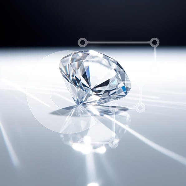 Intra Συλλεκτικό Ξύλινο Παζλ Plywood  4mm - Brilliant Cut Diamond σε ανακλαστική επιφάνεια Σε Ξύλινο Κουτί - Διαστάσεις: 10x10 cm – 25 κομμάτια