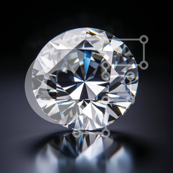 Intra Συλλεκτικό Ξύλινο Παζλ Plywood  4mm - Brilliant Cut Diamond σε ανακλαστική επιφάνεια Σε Ξύλινο Κουτί - Διαστάσεις: 10x10 cm – 25 κομμάτια