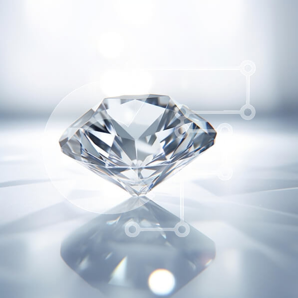 Intra Συλλεκτικό Ξύλινο Παζλ Plywood  4mm - Brilliant Cut Diamond σε ανακλαστική επιφάνεια Σε Ξύλινο Κουτί - Διαστάσεις: 10x10 cm – 25 κομμάτια