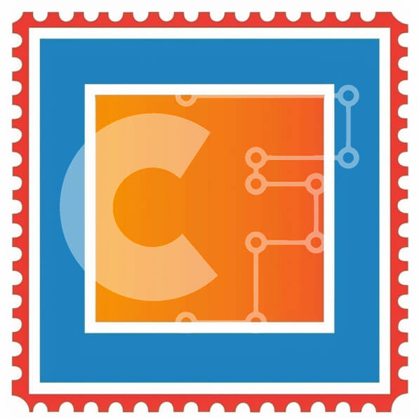 Intra Συλλεκτικό Ξύλινο Παζλ Plywood  4mm - Πολύχρωμο αφηρημένο σχέδιο γραμματοσήμων Σε Ξύλινο Κουτί - Διαστάσεις Puzzle: 10x10 cm – 25 κομμάτια