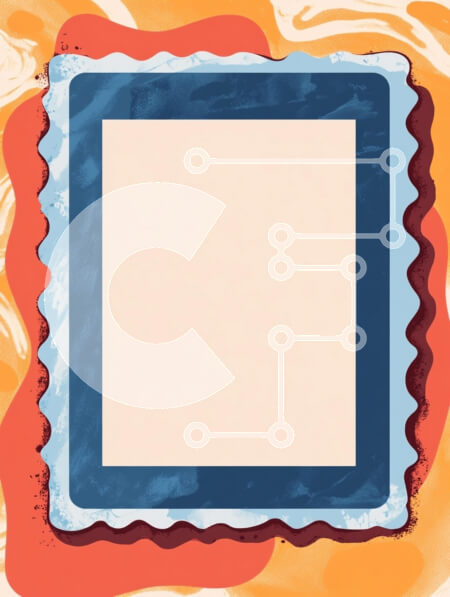 Intra Συλλεκτικό Ξύλινο Παζλ Plywood  4mm - Πολύχρωμο αφηρημένο πλαίσιο Σε Ξύλινο Κουτί - Διαστάσεις Puzzle: 10x10 cm – 25 κομμάτια