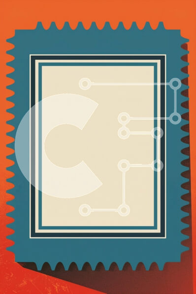 Intra Συλλεκτικό Ξύλινο Παζλ Plywood  4mm - Τυποποιημένο κενό σχέδιο γραμματοσήμων Σε Ξύλινο Κουτί - Διαστάσεις Puzzle: 10x10 cm – 25 κομμάτια