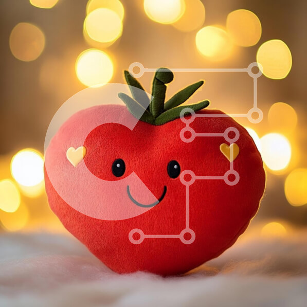 Intra Συλλεκτικό Ξύλινο Παζλ Plywood  4mm - Χαμογελαστό βελούδινο παιχνίδι σε σχήμα καρδιάς Σε Ξύλινο Κουτί - Διαστάσεις: 10x10 cm – 25 κομμάτια