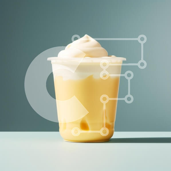 Σετ των 2 Intra Συλλεκτικό Ξύλινο Παζλ Plywood  4mm - Παγωτό σερβιρίσματος Creamy Soft σε Πλαστικό Κύπελλο Σε Ξύλινο Κουτί - Διαστάσεις: 10x10 cm – 25 κομμάτια