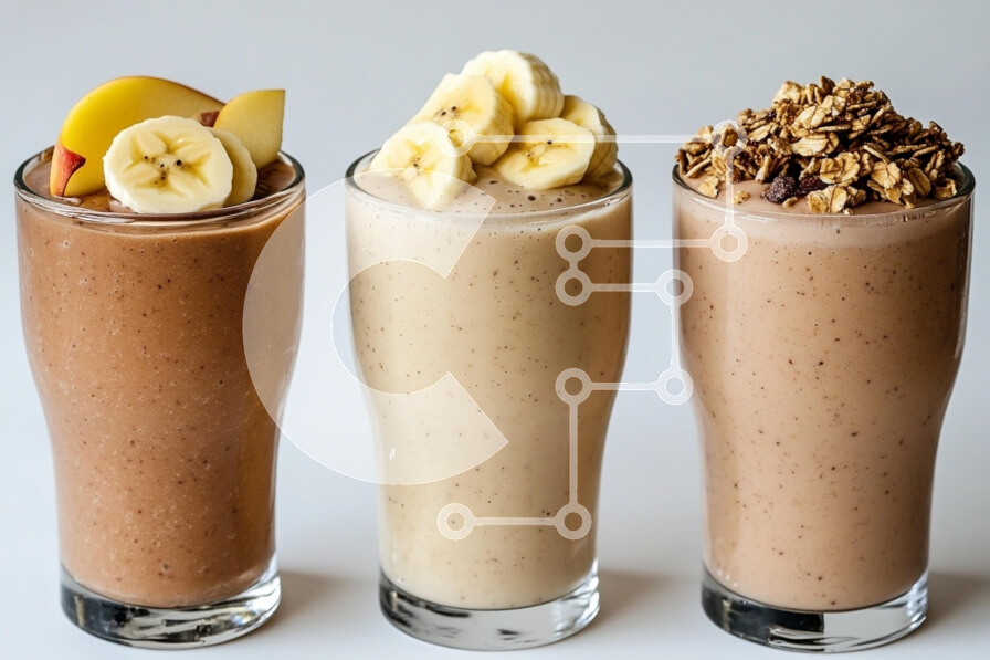 Σετ των 2 Intra Συλλεκτικό Ξύλινο Παζλ Plywood  4mm - Νόστιμα Smoothies Σε Ξύλινο Κουτί - Διαστάσεις: 10x10 cm – 25 κομμάτια