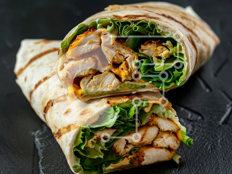 Σετ των 2 Intra Συλλεκτικό Ξύλινο Παζλ Plywood  4mm - Νόστιμα περιτυλίγματα κοτόπουλου Σε Ξύλινο Κουτί - Διαστάσεις: 10x10 cm – 25 κομμάτια