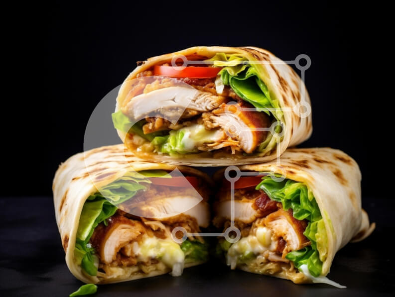 Σετ των 2 Intra Συλλεκτικό Ξύλινο Παζλ Plywood  4mm - Στοιβαγμένα τυλίγματα κοτόπουλου Σε Ξύλινο Κουτί - Διαστάσεις: 10x10 cm – 25 κομμάτια