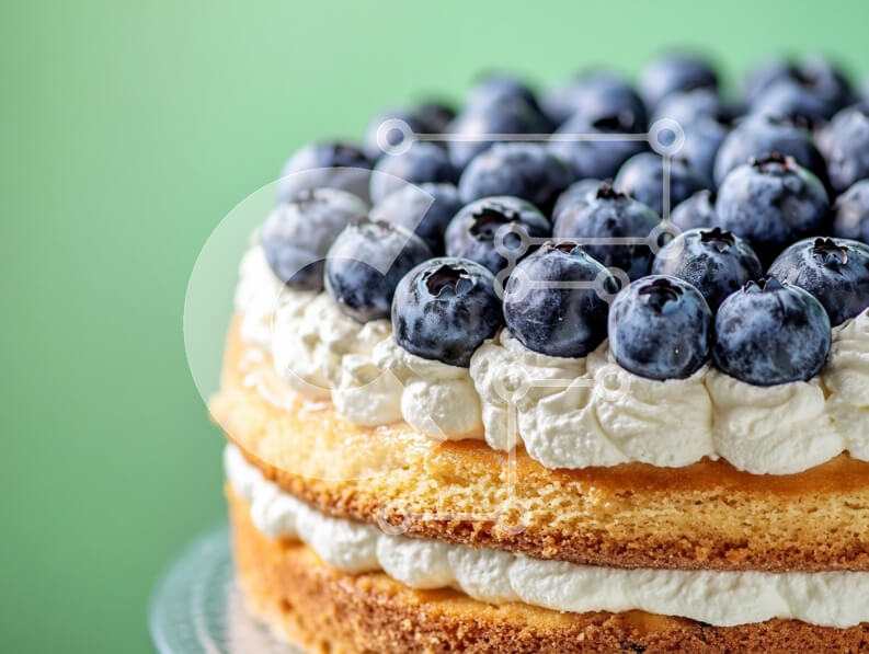 Σετ των 2 Intra Συλλεκτικό Ξύλινο Παζλ Plywood  4mm - Κέικ με κρέμα βατόμουρου Σε Ξύλινο Κουτί - Διαστάσεις: 10x10 cm – 25 κομμάτια