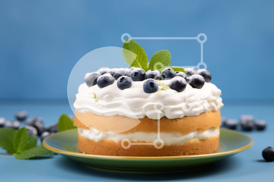 Σετ των 2 Intra Συλλεκτικό Ξύλινο Παζλ Plywood  4mm - Κέικ βατόμουρου με στρώσεις με σαντιγί Σε Ξύλινο Κουτί - Διαστάσεις: 10x10 cm – 25 κομμάτια