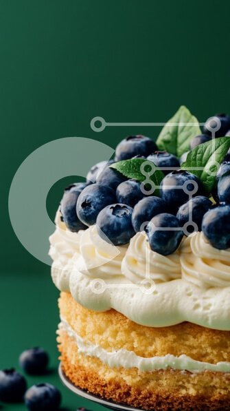 Intra Συλλεκτικό Ξύλινο Παζλ Plywood  4mm - Κομψό κέικ με βατόμουρα και κρέμα Σε Ξύλινο Κουτί - Διαστάσεις: 10x10 cm – 25 κομμάτια