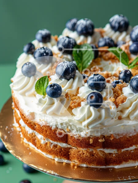 Σετ των 2 Intra Συλλεκτικό Ξύλινο Παζλ Plywood  4mm - Νόστιμο κέικ με κρέμα βατόμουρου Σε Ξύλινο Κουτί - Διαστάσεις: 10x10 cm – 25 κομμάτια