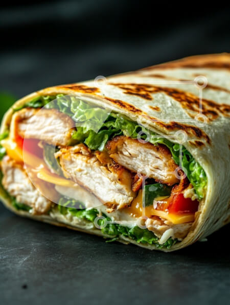 Σετ των 2 Intra Συλλεκτικό Ξύλινο Παζλ Plywood  4mm - Νόστιμο περιτύλιγμα κοτόπουλου στη σχάρα Σε Ξύλινο Κουτί - Διαστάσεις: 10x10 cm – 25 κομμάτια