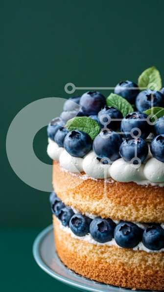 Intra Συλλεκτικό Ξύλινο Παζλ Plywood  4mm - Κέικ με στρώση βατόμουρου με μέντα Σε Ξύλινο Κουτί - Διαστάσεις: 10x10 cm – 25 κομμάτια