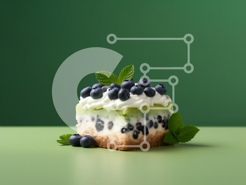 Σετ των 2 Intra Συλλεκτικό Ξύλινο Παζλ Plywood  4mm - Φέτα κέικ με βατόμουρα Σε Ξύλινο Κουτί - Διαστάσεις: 10x10 cm – 25 κομμάτια