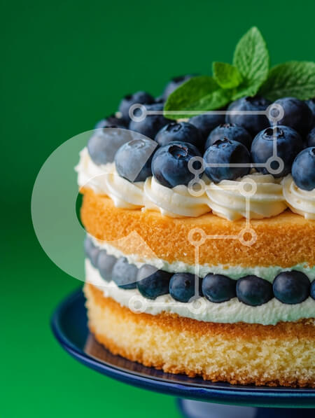 Σετ των 2 Intra Συλλεκτικό Ξύλινο Παζλ Plywood  4mm - Κέικ βατόμουρου με στρώσεις με μέντα Σε Ξύλινο Κουτί - Διαστάσεις: 10x10 cm – 25 κομμάτια