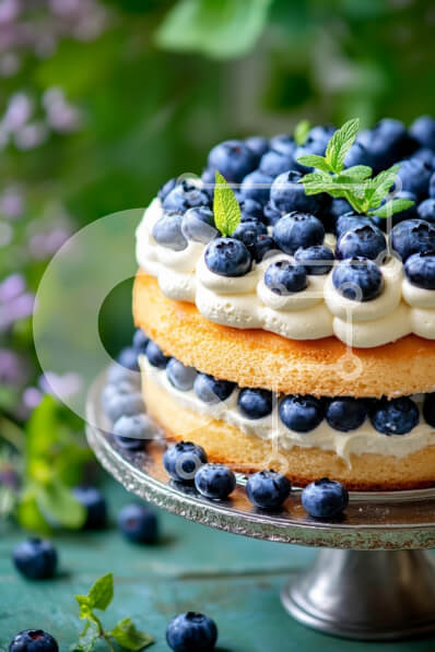 Σετ των 2 Intra Συλλεκτικό Ξύλινο Παζλ Plywood  4mm - Κέικ βατόμουρου με φρέσκια μέντα Σε Ξύλινο Κουτί - Διαστάσεις: 10x10 cm – 25 κομμάτια