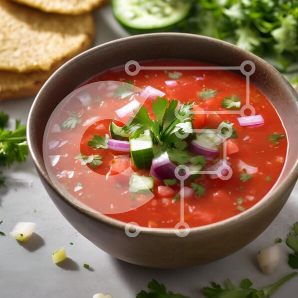 Σετ των 2 Intra Συλλεκτικό Ξύλινο Παζλ Plywood  4mm - Σάλσα φρέσκιας ντομάτας με υλικά Σε Ξύλινο Κουτί - Διαστάσεις: 10x10 cm – 25 κομμάτια