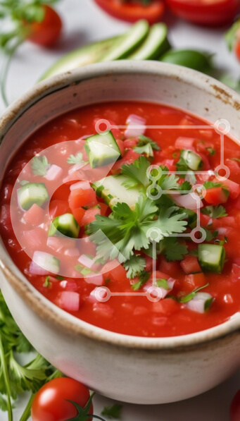 Intra Συλλεκτικό Ξύλινο Παζλ Plywood  4mm - Μπολ φρέσκιας σάλσας με λαχανικά Σε Ξύλινο Κουτί - Διαστάσεις: 10x10 cm – 25 κομμάτια