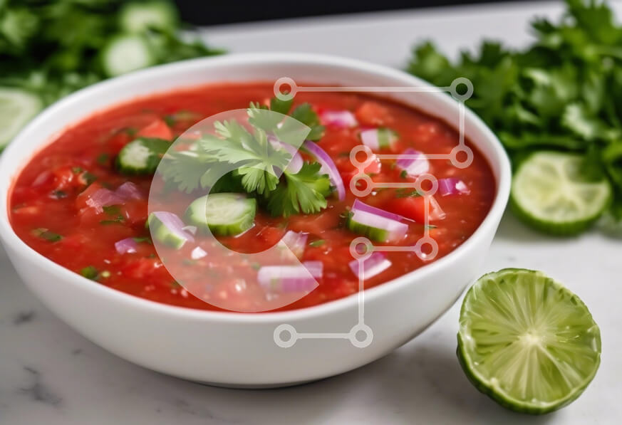 Σετ των 2 Intra Συλλεκτικό Ξύλινο Παζλ Plywood  4mm - Φρέσκια σάλτσα σε μπολ με λάιμ και κόλιανδρο Σε Ξύλινο Κουτί - Διαστάσεις: 10x10 cm – 25 κομμάτια