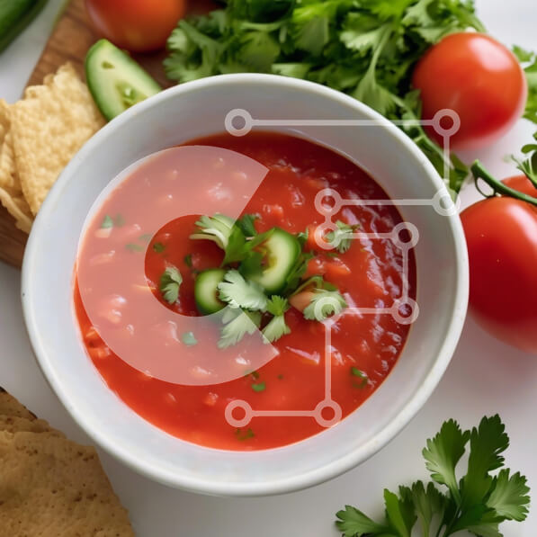 Σετ των 2 Intra Συλλεκτικό Ξύλινο Παζλ Plywood  4mm - Τοματόσουπα με φρέσκα υλικά Σε Ξύλινο Κουτί - Διαστάσεις: 10x10 cm – 25 κομμάτια