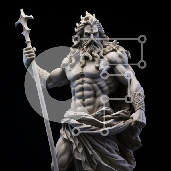 Intra Συλλεκτικό Ξύλινο Παζλ Plywood  4mm - Μυϊκή Μυθολογική Γλυπτική Φιγούρα Σε Ξύλινο Κουτί - Διαστάσεις Puzzle: 10x10 cm – 25 κομμάτια