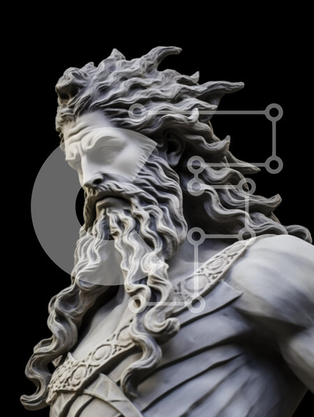 Intra Συλλεκτικό Ξύλινο Παζλ Plywood  4mm - Γλυπτική Μυθολογικής Φιγούρας Σε Ξύλινο Κουτί - Διαστάσεις Puzzle: 10x10 cm – 25 κομμάτια