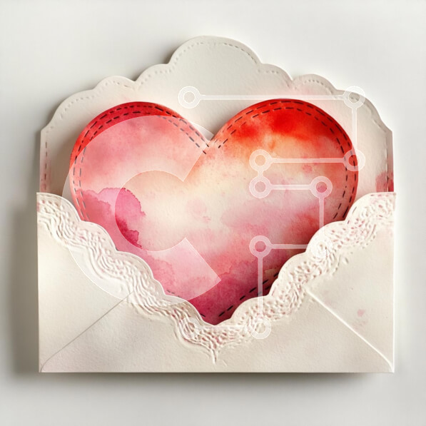 Intra Συλλεκτικό Ξύλινο Παζλ Plywood  4mm - Καλλιτεχνικός φάκελος καρδιάς Σε Ξύλινο Κουτί - Διαστάσεις Puzzle: 10x10 cm – 25 κομμάτια