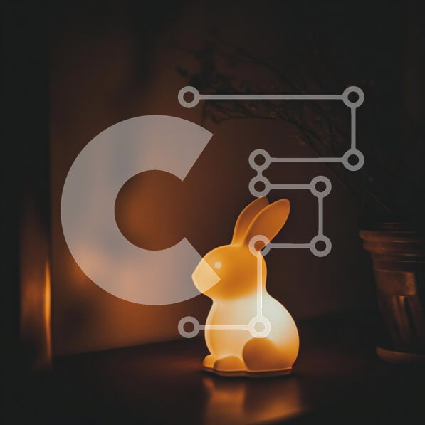 Intra Συλλεκτικό Ξύλινο Παζλ Plywood  4mm - Άνετο φωτιστικό κουνελιού σε ένα δωμάτιο με χαμηλό φωτισμό Σε Ξύλινο Κουτί - Διαστάσεις Puzzle: 10x10 cm – 25 κομμάτια