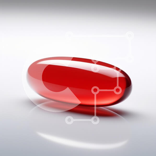 Intra Συλλεκτικό Ξύλινο Παζλ Plywood  4mm - Κόκκινη κάψουλα Σε Ξύλινο Κουτί - Διαστάσεις Puzzle: 10x10 cm – 25 κομμάτια