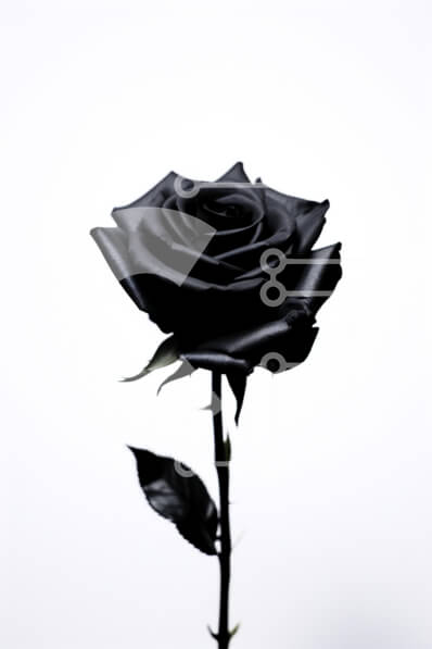 Intra Συλλεκτικό Ξύλινο Παζλ Plywood  4mm - Κομψά Αιχμαλωτισμένο Μαύρο Τριαντάφυλλο Σε Ξύλινο Κουτί - Διαστάσεις Puzzle: 10x10 cm – 25 κομμάτια