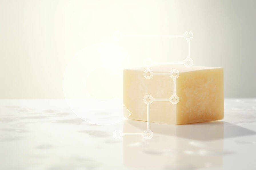 Intra Συλλεκτικό Ξύλινο Παζλ Plywood  4mm - Μπλοκ σαπουνιού σε λεία επιφάνεια Σε Ξύλινο Κουτί - Διαστάσεις: 10x10 cm – 25 κομμάτια