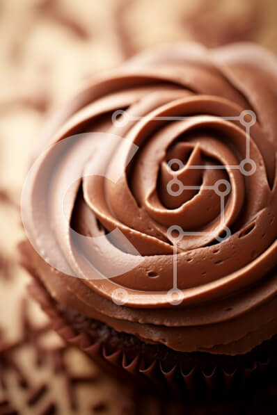 Σετ των 2 Intra Συλλεκτικό Ξύλινο Παζλ Plywood  4mm - Σοκολάτα Rose Cupcake Σε Ξύλινο Κουτί - Διαστάσεις: 10x10 cm – 25 κομμάτια