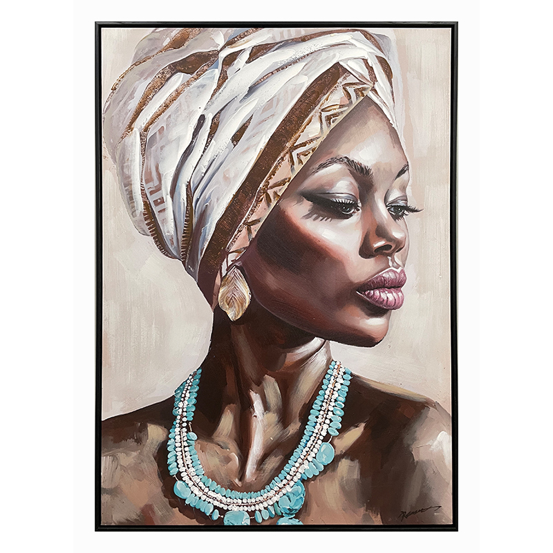 Πίνακας σε καμβά Zaira Inart με πλαίσιο 70x3.5x100εκ