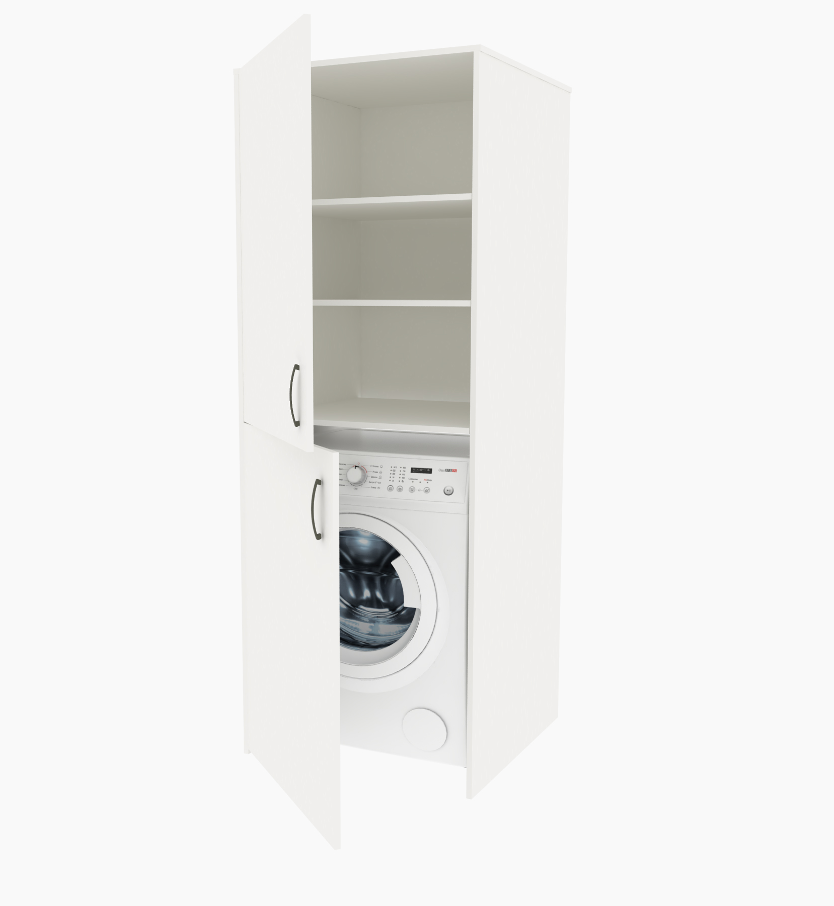 Ντουλάπι μπάνιου για πλυντήριο “Laundry” σε χρώμα λευκό 70x70x190 306-00048 Ντουλάπι μπάνιου για πλυντήριο “Laundry” σε χρώμα λευκό 70x70x190 306-00048