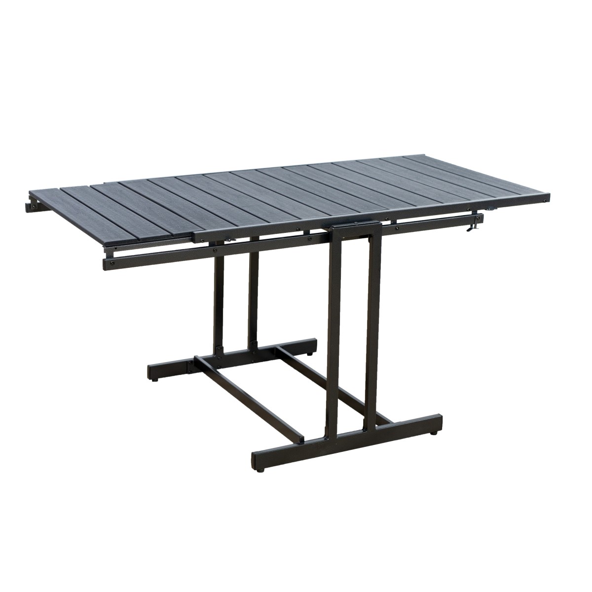 ΤΡΑΠΕΖΙ  ΜΕΤΑΛΛΙΚΟ ΠΤΥΣΣΟΜΕΝΟ CATERING -ΡΑΦΙΕΡΑ -ΠΟΛΛΑΠΛΩΝ ΧΡΗΣΕΩΝ-ΚΑΦΕ- ΔΙΑΣΤΑΣΕΙΣ: L147,5xW76,5xH73,5 /W76,5xD63xH132 cm velco-31-38069