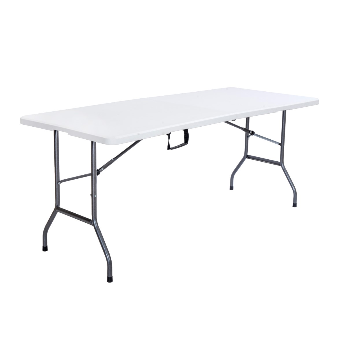 ΤΡΑΠΕΖΙ ΜΕΤΑΛΛΙΚΟ  CATERING  ΒΑΛΙΤΣΑ ΠΤΥΣΣΟΜΕΝΟ ΛΕΥΚΟ-ΔΙΑΣΤΑΣΕΙΣ: L180xW74xH72cm velco-31-38106