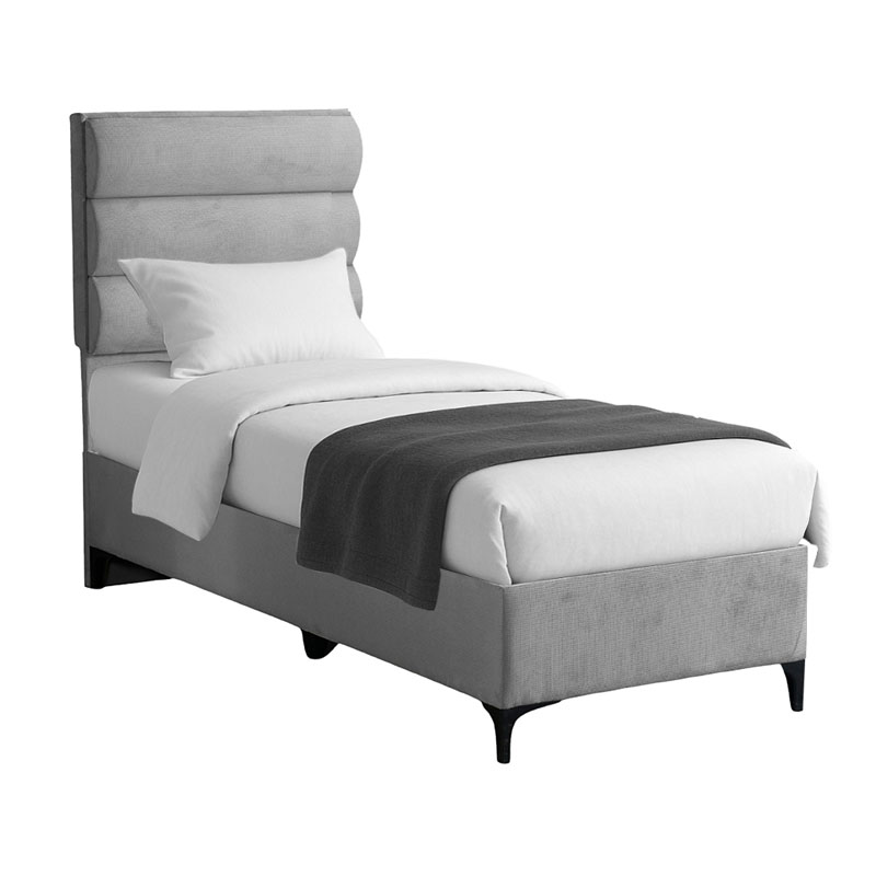 Intrahome Κρεβάτι Limit Intrahome ύφασμα σε γκρι απόχρωση 90x200εκ | SKU: INTRAPA-434111137