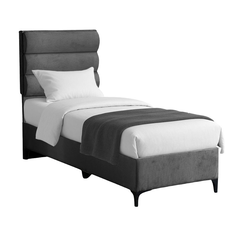 Intrahome Κρεβάτι Limit Intrahome ύφασμα σε ανθρακί απόχρωση 90x200εκ | SKU: INTRAPA-434111138