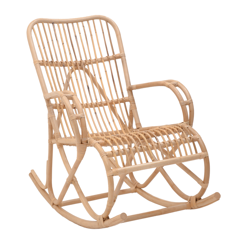 Intrahome Κουνιστή πολυθρόνα Cormeny Intrahome rattan σε φυσική απόχρωση 108x71x103εκ | SKU: INTRAPA-455111115