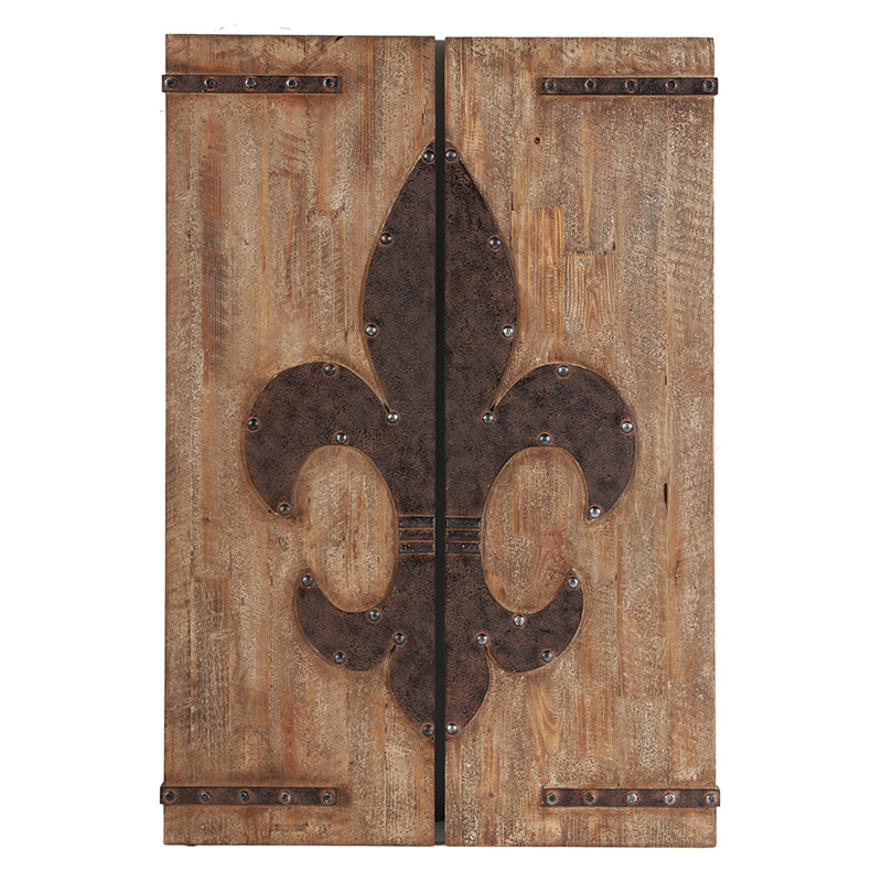 Artekko Sreaps Πάνελ Διακοσμητικά "Fleur De Lis" Σετ/2 (40x3x120)cm Artekko 34912