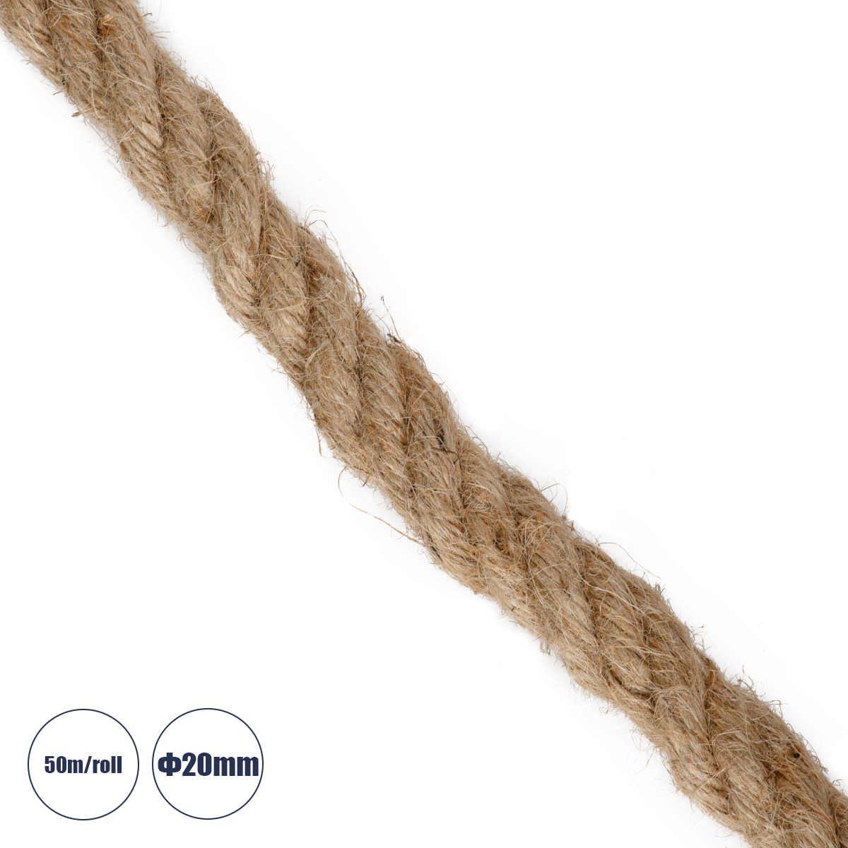 35052 GloboStar® DECOR-ROPE 35052 Εύκαμπτο Διακοσμητικό Σχοινί Τριχιά Πλεκτό 50 Μέτρα Διαμέτρου 20mm Μπεζ D20mm x L50m 35052 GloboStar® DECOR-ROPE 35052 Εύκαμπτο Διακοσμητικό Σχοινί Τριχιά Πλεκτό 50 Μέτρα Διαμέτρου 20mm Μπεζ D20mm x L50m