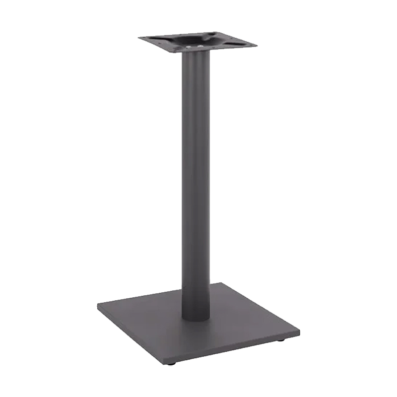 Βάση τραπεζιού Bar Batan pakoworld μεταλλική σε μαύρη απόχρωση 40x40x94εκ