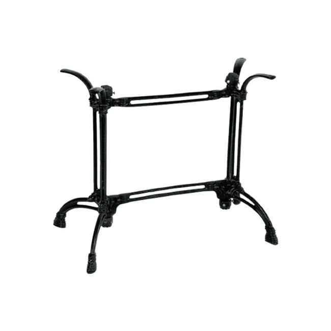 Intrahome Βάση τραπεζιού Basa Intrahome μεταλλική σε μαύρη απόχρωση 82x50x71εκ | SKU: INTRAPA-466111127